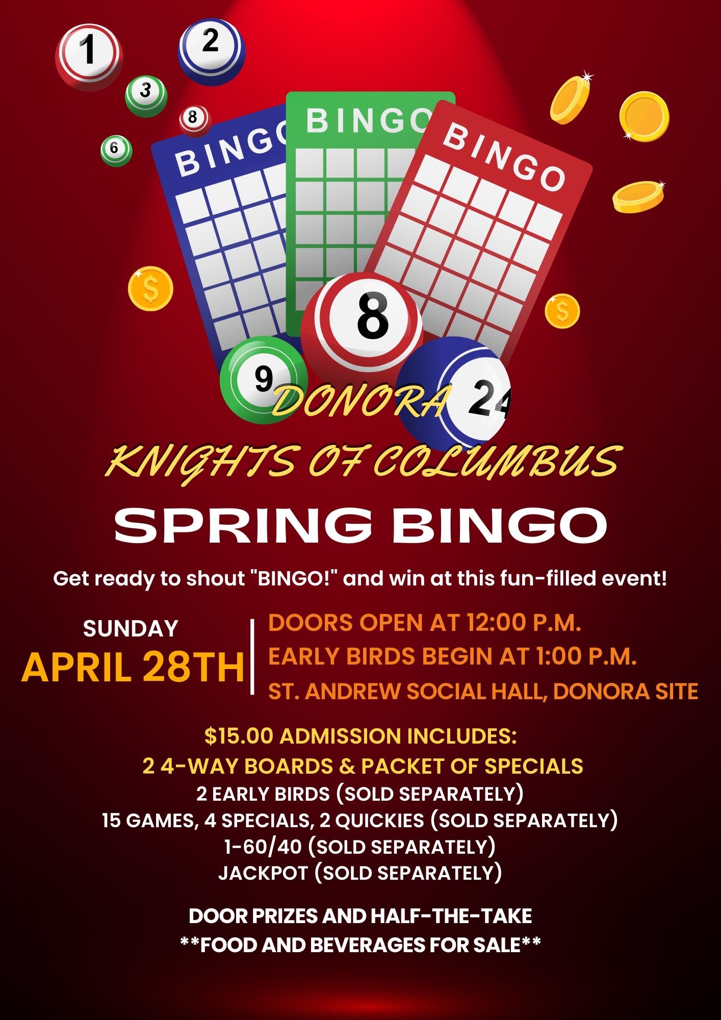 Events & Fundraisers Saint Andrew the Apostle Charleroi